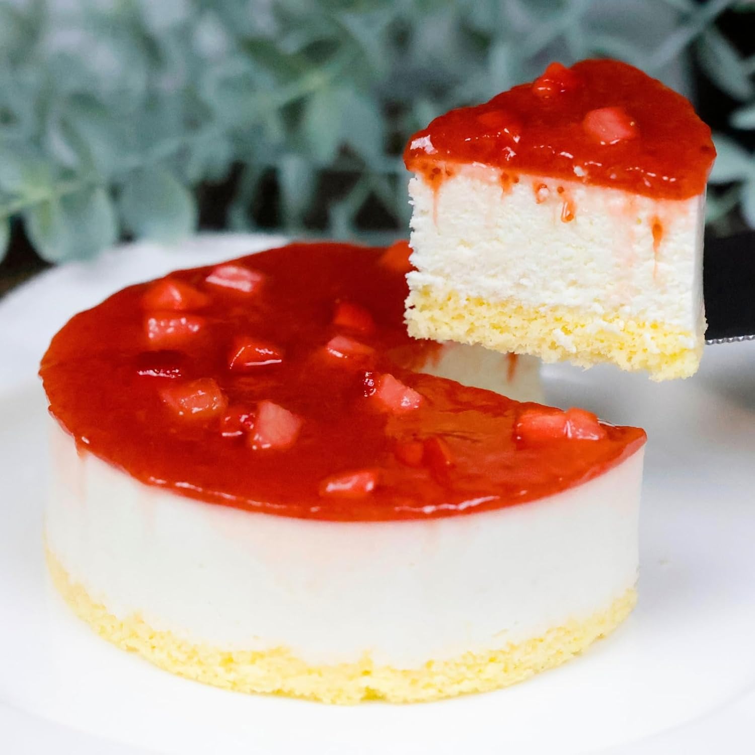 おからと米粉のストロベリームースケーキ 4号